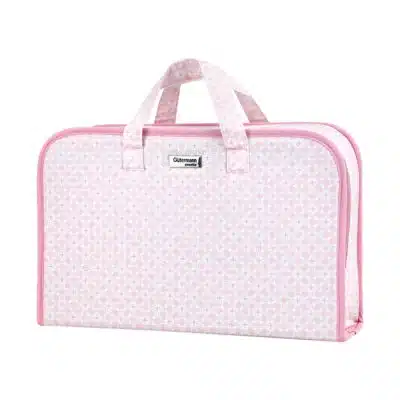 GUTERMANN X BIRCH BLOOMS CARRY ALL STORAGE CASE Ornate Tile Pink