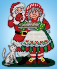 Design Works 3629 Mrs. Claus' Cookies Plastic Cross Stitch Kit