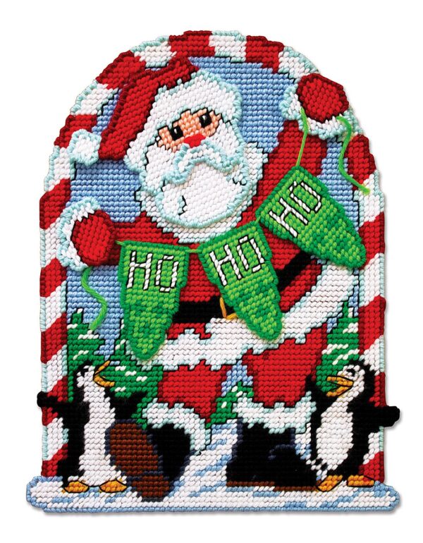 Design Works 3630 Santa Ho-Ho-Ho Plastic Cross Stitch Kit