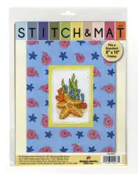 STARFISH Cross Stitch & Mat #4477 by Design Works Crafts Inc