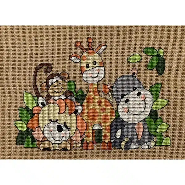 Country Threads Cute Safari  FJP-1103 Hard Copy