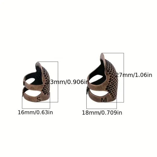 Thimble Adjustable Copper  Small