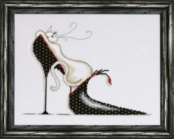 Design Works Polka Dot Shoe 2552 Cross Stitch Kit