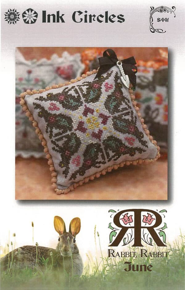 Ink Circles  Rabbit Rabbit June Cross Stitch Chart Hard Copy
