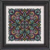 Ink Circles Tracery - Roll Your Own Cross Stitch Chart Hard Copy