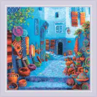 Riolis 2308 Colors of Morocco Cross Stitch Kit with Aida fabric