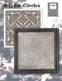 Ink Circles Delicate Garden Cross Stitch Chart Hard Copy