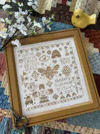 Pansy Patch Quilts and Stitchery - Honey Bee Sampler
