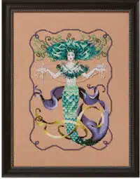 Mirabilia MD199 Madam Mermaid Cross Stitch Pattern Cross Stitch Chart Hard Copy
