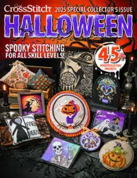 Just Cross Stitch Halloween 2025 Cross Stitch Magazine Hard Copy