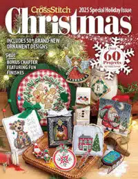 Just Cross Stitch 2025 Christmas Ornaments Magazine Hard Copy