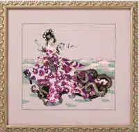 Mirabilia MD204 Serpent Queen Cross Stitch Pattern Cross Stitch Chart Hard Copy