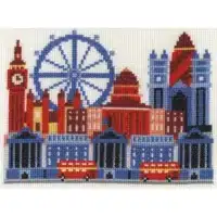 London City Scene Cross Stitch Kit by DMC
