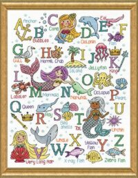 Design Works Mermaid ABC Cross Stitch Kit