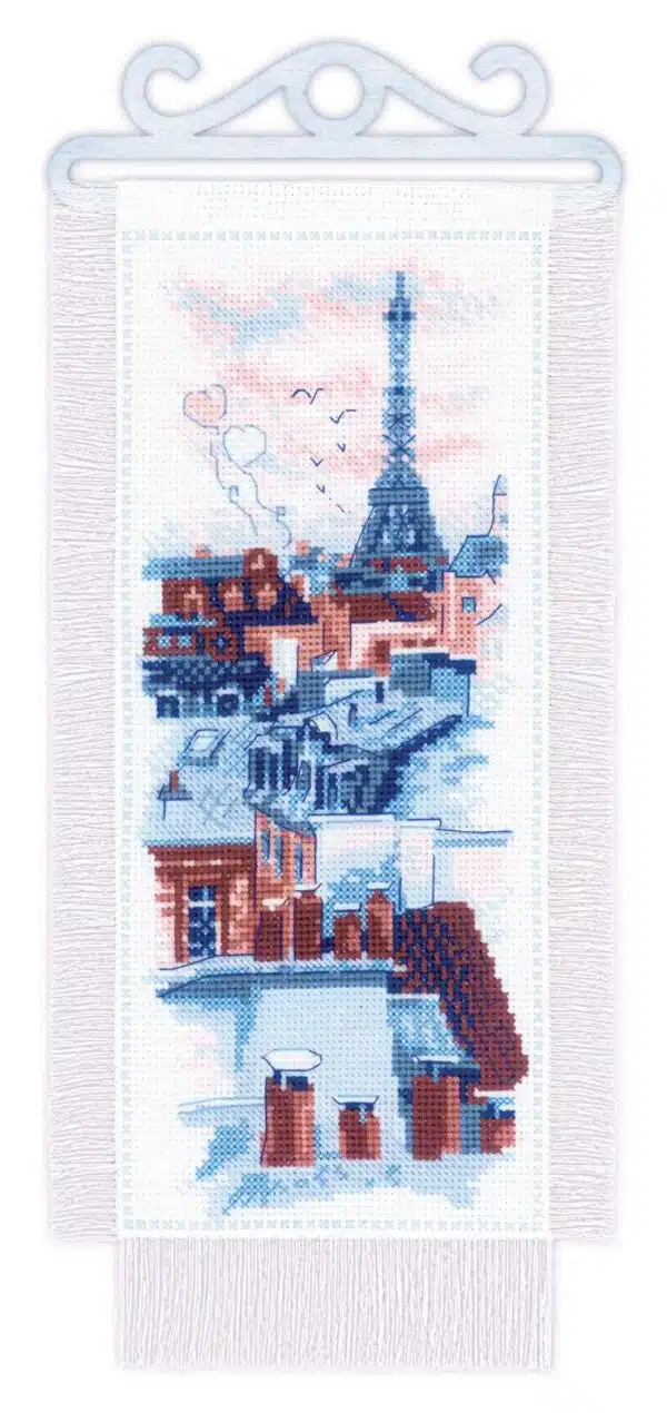 Riolis Paris Roofs 1952 Cross Stitch Kit