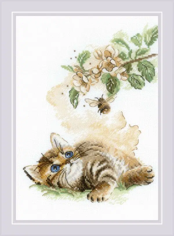 Flight of the Bumblebee Riolis 1996 Cross Stitch Kit