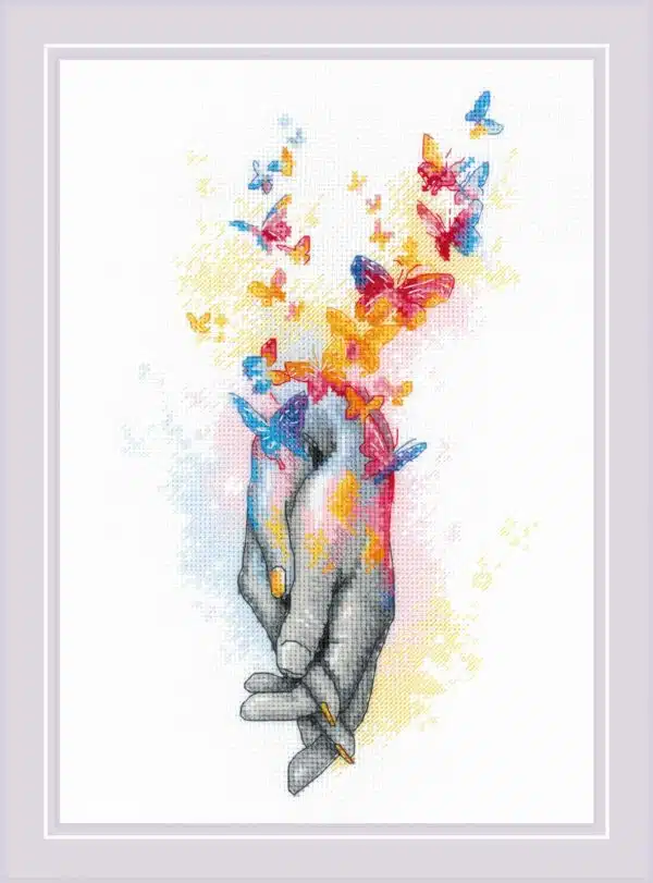 Riolis Love Is In The Air 2104 Cross Stitch Kit