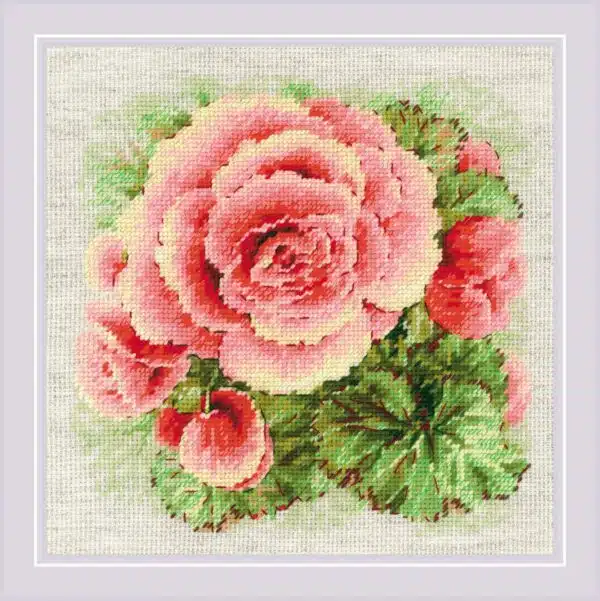 Riolis Begonia 2122 Cross Stitch Kit
