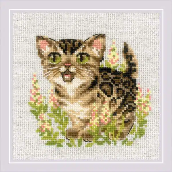 Riolis Bengal Kitten 2119 Cross Stitch Kit