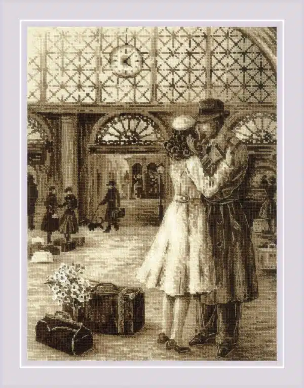 Riolis Old Photo. Rendezvous 2111 Cross Stitch Kit