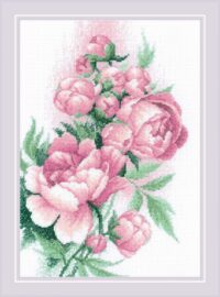 Riolis  Lush Peonies 2138 Cross Stitch Kit