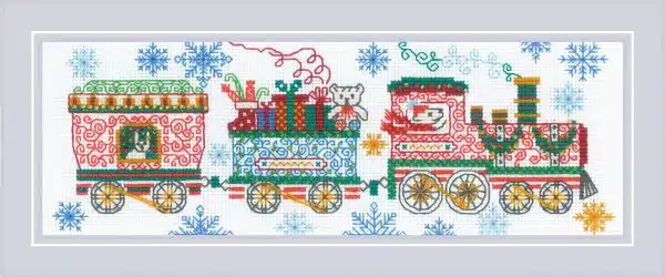 Riolis Holiday Train 2156 Cross Stitch Kit