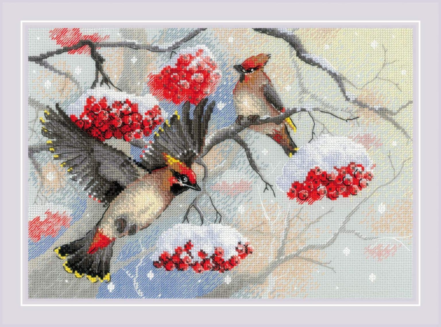 Riolis Winter Whispers 2207 Cross Stitch Kit JK's Cross Stitch Supplies