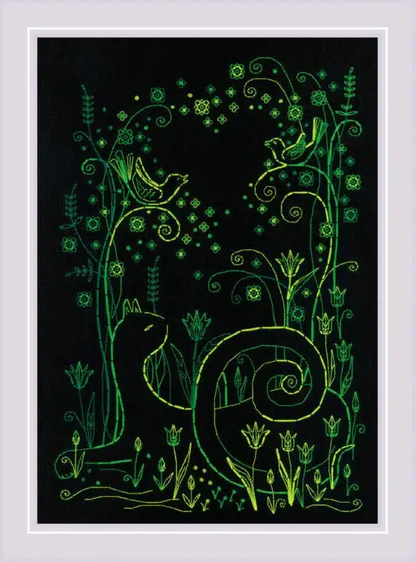 Riolis Cats. Spring Melody 2172 Cross Stitch Kit