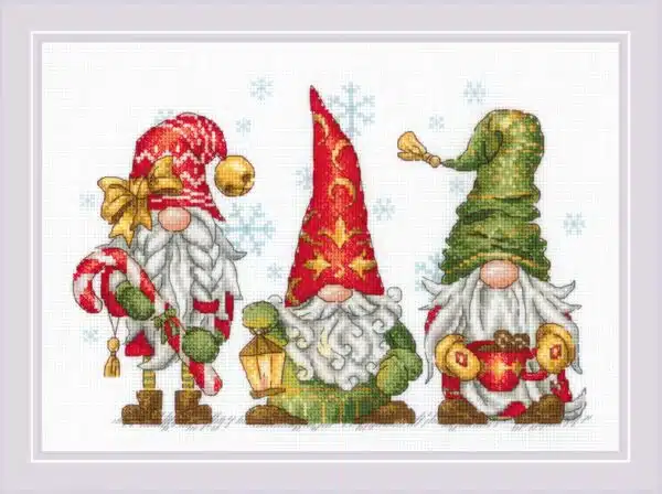 Riolis Jolly Gnomes 2234 Cross Stitch Kit