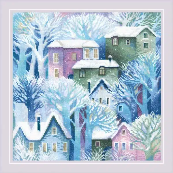 Panel/Cushion Town 2247 Cross Stitch Kit