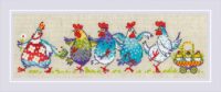 Riolis  Cluck-cluck?!!! 2266 Cross Stitch Kit