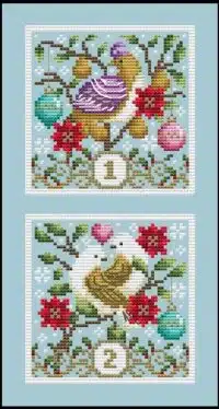 Shannon Christine Designs 2022 Christmas Club 1 Cross Stitch Chart Hard Copy