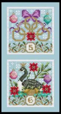 Shannon Christine Designs 2022 Christmas Club 3 Cross Stitch Chart Hard Copy