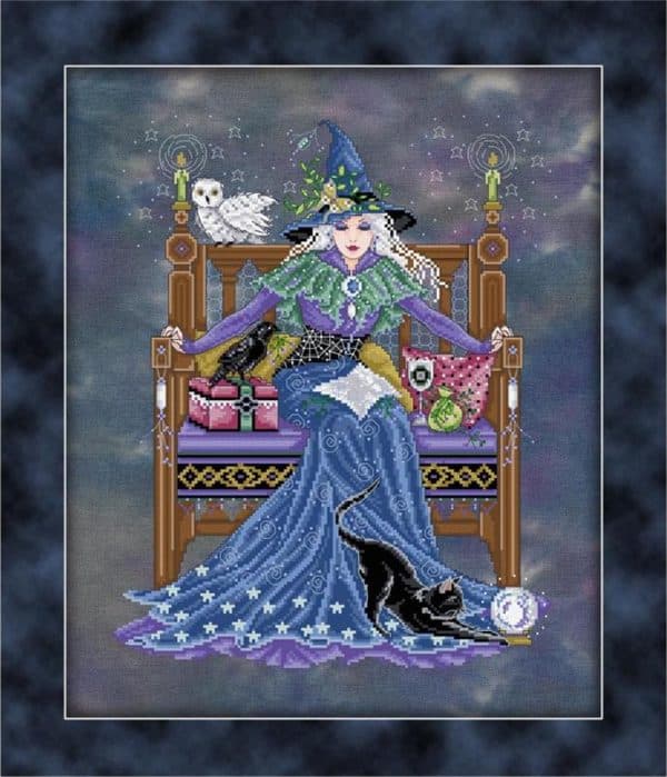 Joan Elliott JE313 The Sorceress Cross Stitch Chart Hard Copy