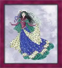 Joan Elliott JE332 Christmas Starlight Cross Stitch Chart Hard Copy