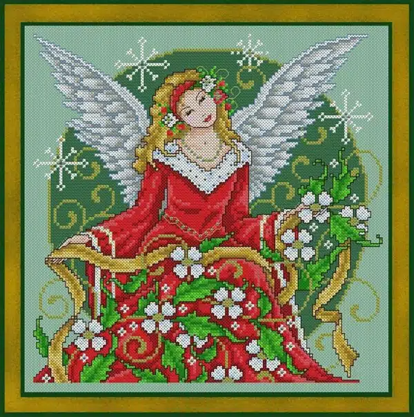 Joan Elliott JE139 Festive Yuletide Angel Hard Copy