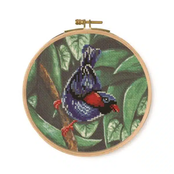 DMC Parakeet cross stitch kit