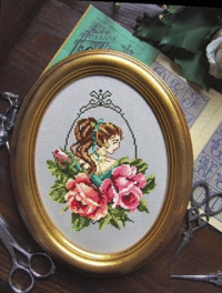 Passione Ricamo May Roses Fae Cross Stitch Chart Hard Copy