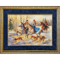 Riolis 1639 Winter Ride Cross Stitch Kit