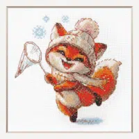 A1018 Playful Fox Cross Stitch Kit