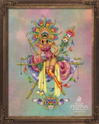 Bella Filipina Designs MassKara Festival Queen BF057 Cross Stitch Chart Hard Copy