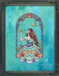 Bella Filipina Designs The Golden Voice  BF063 Cross Stitch Chart Hard Copy