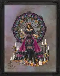 Bella Filipina Designs La Catrina - Halloween Cross Stitch Pattern BF064 Cross Stitch Chart Hard Copy