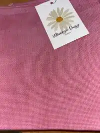 Whoopsie Daisy Designs by Daisy Chain Stitchery Bubblegum Pink 18 count