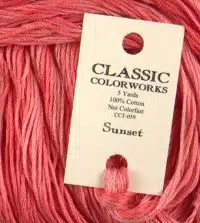 Classic Colorworks 6 Stranded Cotton CCT-059 Sunset