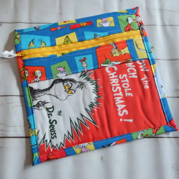 Frog and Tink Project Bag 10 inch Design 2