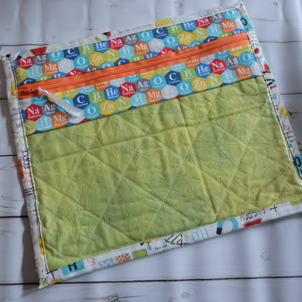 Frog and Tink Project Bag 13 inch x 11 inch Design 45 JK's Cross