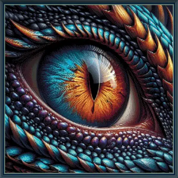 Dragon Eye Collection 2 Wattobiz Cross Stitch Chart PDF