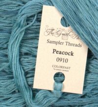 The Gentle Art Sampler Threads 0910 Peacock