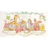 Toy Shelf Birth Record By Dimensions 03729 Cross Stitch Kit